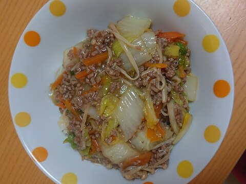 余ったラーメン粉末スープで簡単中華丼！